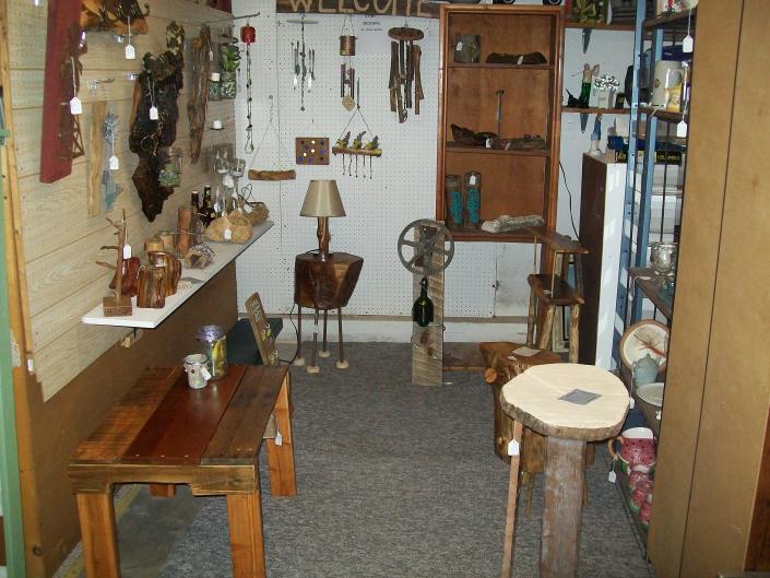 Great addition to our shop. Very talented new dealer who creates furniture and unique items from nature. Must come in and see for yourself.